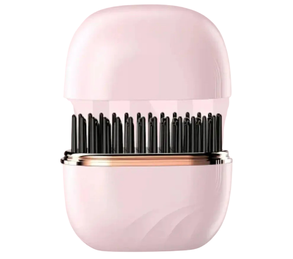 BellaBrush™ –  Podgrzewana Mini Szczotko - Prostownica do Włosów z 3 Poziomami Temperatury