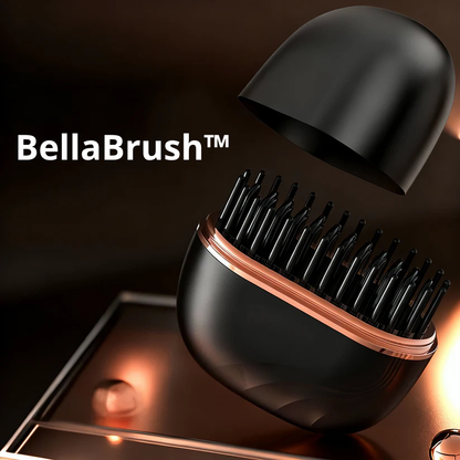 BellaBrush™ –  Podgrzewana Mini Szczotko - Prostownica do Włosów z 3 Poziomami Temperatury